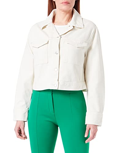 BOSS Dżinsy damskie, kurtka_L, Open White117, 40