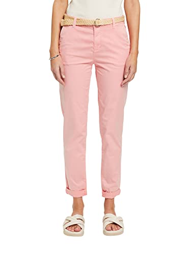 ESPRIT Damskie spodnie 023EE1B333, 670/PINK, 44/32, 670/różowy, 44W / 32L