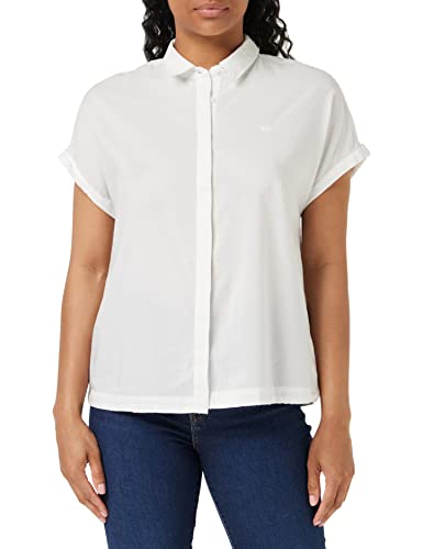 MUSTANG Damski styl ELSA Basic Blouse bluzka, General White 2045, 38, General White 2045, 38