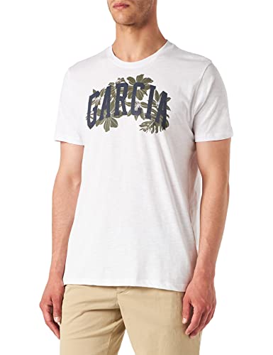 Garcia Męski T-shirt, biały, M
