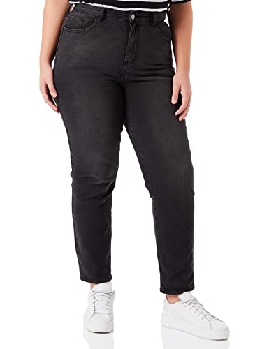 Vila Vimommie Dl Hw Mom Blk-Noos dżinsy damskie, czarny denim, 34W / 30L