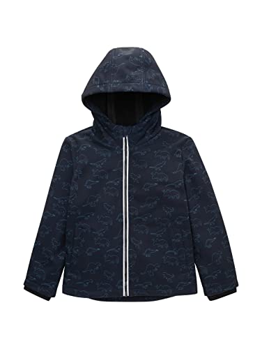 TOM TAILOR Chłopcy Kurtka 1035975, 31643 - Navy Blue Outlined Dino Aop, 116-122