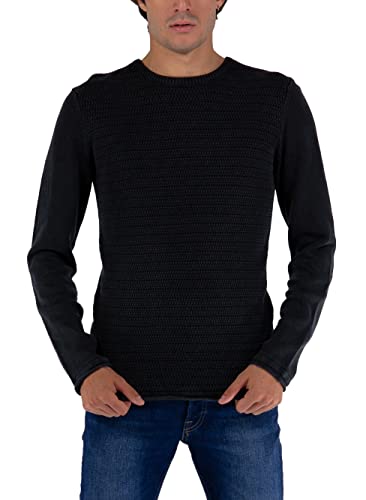 Blend Sweter męski, 194205/Phantom Grey, XL