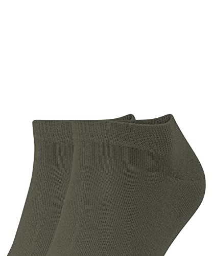 ESPRIT Mężczyźni Skarpety do trampek Basic Uni 2-Pack M SN Bawełna krótkie jednokolorowe 2 Pak, Zielony (Thymian 7821), 47-50