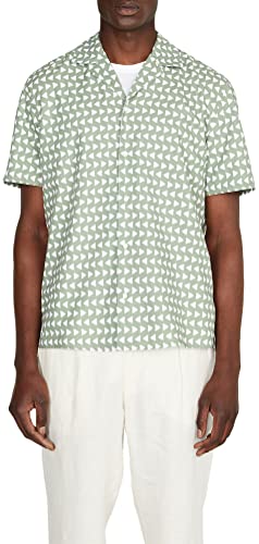 Sisley Mens 5WTRSQ021 koszula męska, wielokolorowa, 911, XXL, Multicolor 911, XXL
