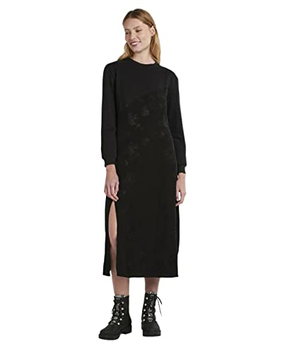 Desigual Damska sukienka na co dzień, czarny, S