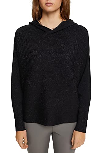 ESPRIT Damski sweter 112EE1I308, 003/BLACK 3, XXL