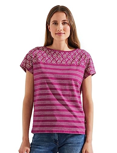 Cecil Damska koszulka letnia z nadrukiem, Cool Pink, L