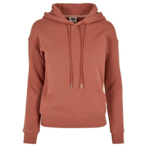 Urban Classics Damska bluza z kapturem organiczna, Terakota, M