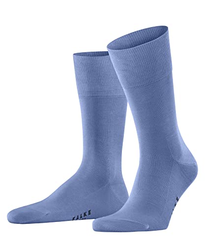 FALKE Mężczyźni Skarpety Tiago M SO Organiczna Bawełna jednokolorowe 1 Para, Niebieski (Cornflower Blue 6554), 45-46