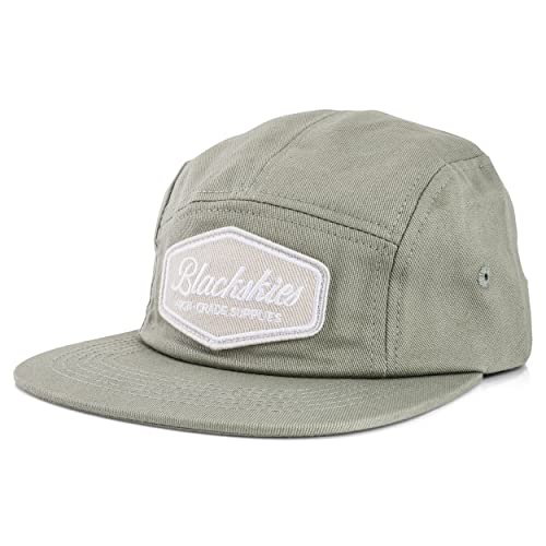 Blackskies Oasis 5-panelowa czapka z daszkiem, uniseks, czapka bejsbolowa, czapka snapback, regulowana, rozmiar uniwersalny, Oasis szałwiowy zielony, jeden rozmiar