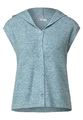 Street One Damska bluza z kapturem, mleczny jadeit melanż, 38