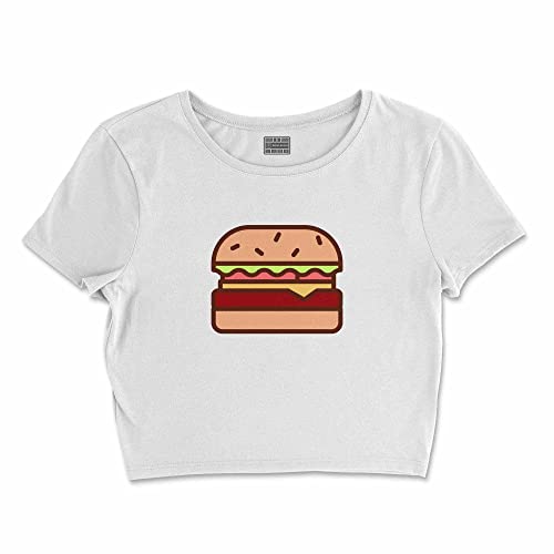 Bona Basics, Damski T-shirt basic, z nadrukiem cyfrowym, 100 bawełny, biały, swobodny, damski top, rozmiar: M, biały, M