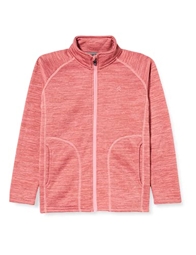 Color Kids Unisex kurtka dziecięca Melange Fleece kurtka, Peony, 128