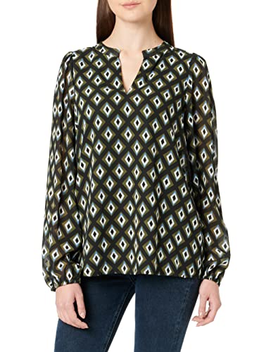ONLY Onlstar L/S koszulka damska z dekoltem w serek, Czarny/Aop:city Graphic, XL