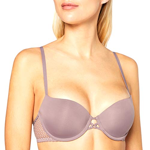 Tommy Hilfiger Lght Lined Balcon Biustonosz typu Balconet Unisex Dorosły, Plum Dust, 38B