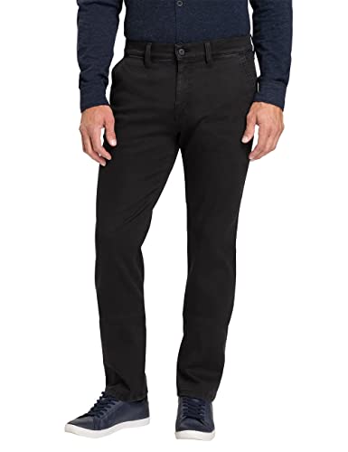 Pioneer spodnie męskie robert, Black Black Raw, 50