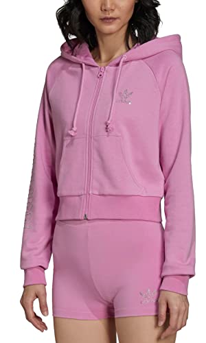 adidas Damska koszulka Cropped Tt, Bliss Orchidea, 40