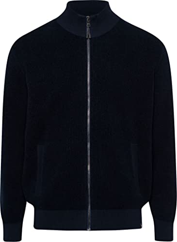 BRAX Męska kurtka z dzianiny w stylu Jake Cotton Structure, Nowoczesna Blue Planet, SEA, S