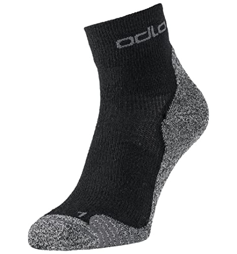 Odlo Uniseks Active Warm Hike Quarter skarpety sportowe, czarne, jeden rozmiar