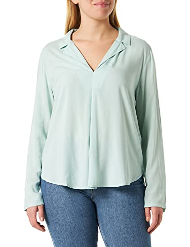 Q/S by s.Oliver Bluzka damska, długi rękaw, niebiesko-zielona, 40, Niebieski zielony, 40