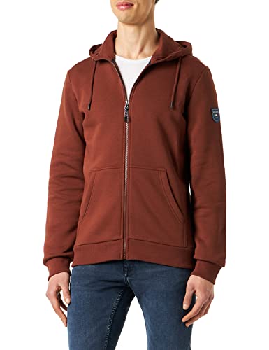 Dolomite Męska kurtka z kapturem z logo, brązowy Pecan, 3XL, Brązowy pekan, 3XL