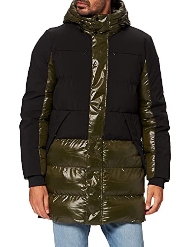 Geox M SILE parka męska, Forest Night/Black, 48