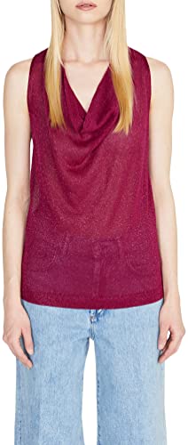 Sisley Womens Tank-Top 109UMH005 T-shirt, fuksja 64L, XS, fuksja 64l, XS