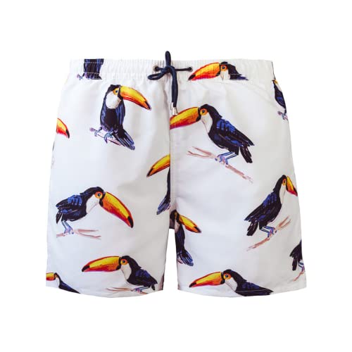 Averie Męskie szorty Jules Board, białe, XS, biały, XS