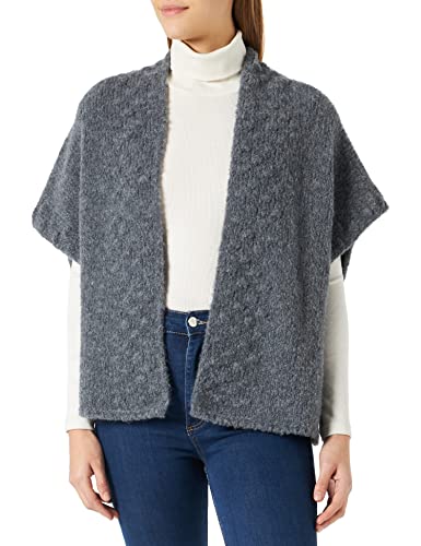 Sisley Kurtka damska S/L Cardigan 107KM600Z, ciemnoszary 61K, S