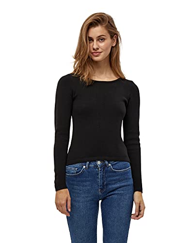 Desires Kobieta Gabi Bluzka Z Odkrytym Plecami, Czarny (9000 Black), XL