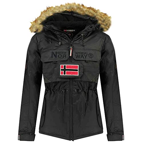 Geographical Norway Parka męska na ławkę, czarna, L, Azul Marino, S