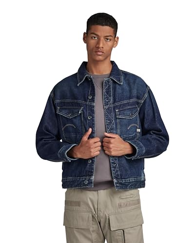 G-STAR RAW Dakota kurtka męska, Niebieski (worn in himalayan blue D23593-D317-G122), XXL