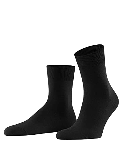 FALKE Mężczyźni Krótkie skarpety Airport M SSO Wełna Merynosa Bawełna jednokolorowe 1 Para, Czarny (Black 3000), 39-40