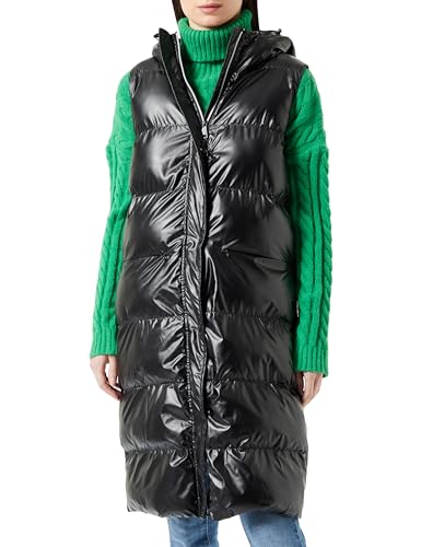 Freaky Nation Damska kamizelka tekstylna Hazily-FN, czarna, S, czarny, S