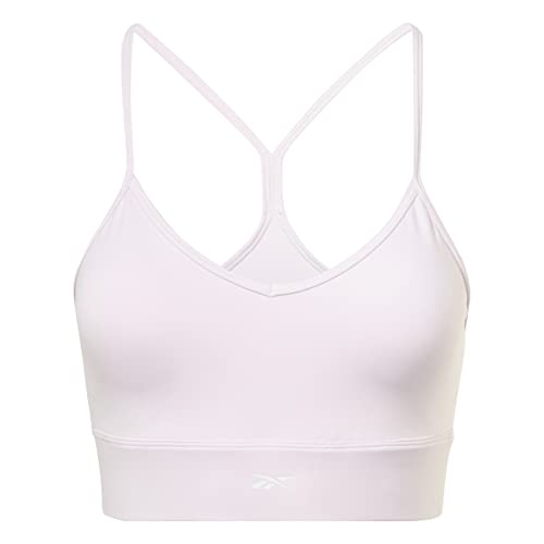 Reebok Damski biustonosz sportowy, pikselowy różowy, S