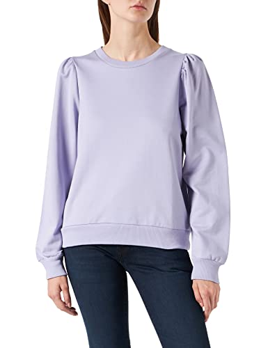 ICHI Damska bluza Ihvea Sw Puff, 163812/Heirloom Lilac, M