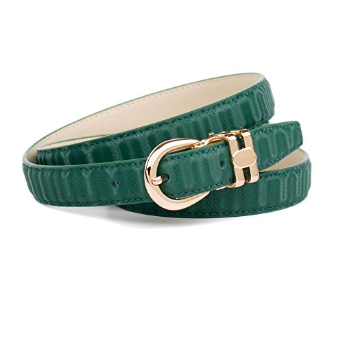 Anthoni Crown Pasek damski, Zielony (zielony 050), 95|#95|#6651 (Herstellergröße: 95)