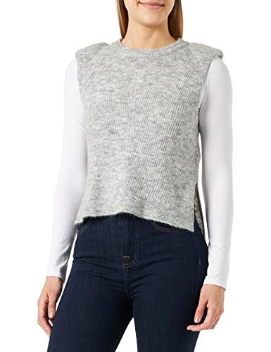 ICHI sweter damski, 200318/szary melanż, L