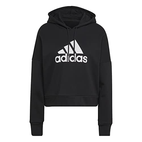adidas Damska bluza z kapturem W Fi Bos, czarna, S, czarny, S