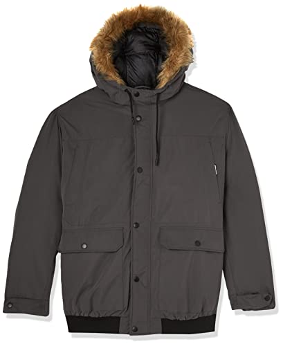 JACK&JONES PLUS Jjwinner Bomber Ps kurtka męska, asfaltowy, 5XL