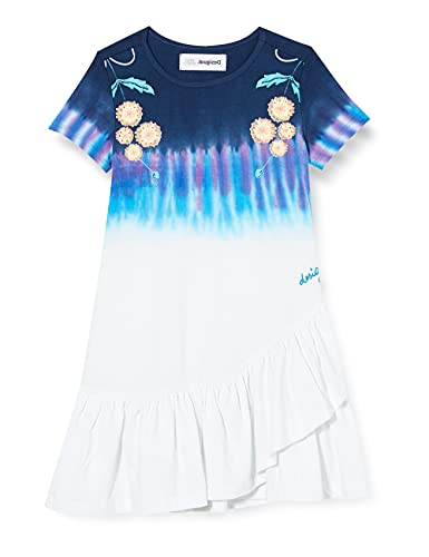 Desigual Vest_Adelaida Sukienka Casual Dziewczyny i Dziewczyny, biały, 3/4/2020