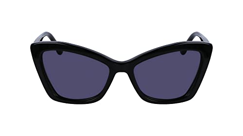 KARL LAGERFELD KL6105S Okulary przeciwsłoneczne, czarne, jeden rozmiar dla kobiet, czarny, rozmiar uniwersalny
