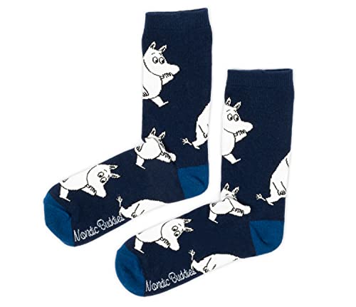 Moomintroll Wondering męskie skarpety Moomin Socks skarpety męskie, granatowy, niebieski, 40-45 EU