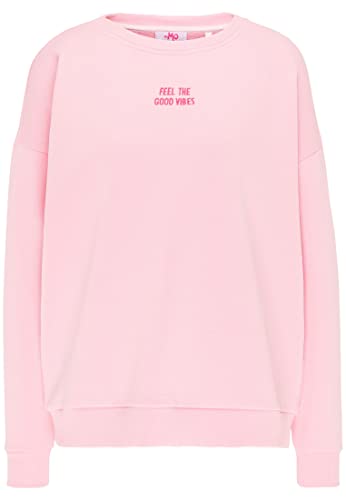 myMo Damski sweter oversize blond, różowy, L, Rosa, L