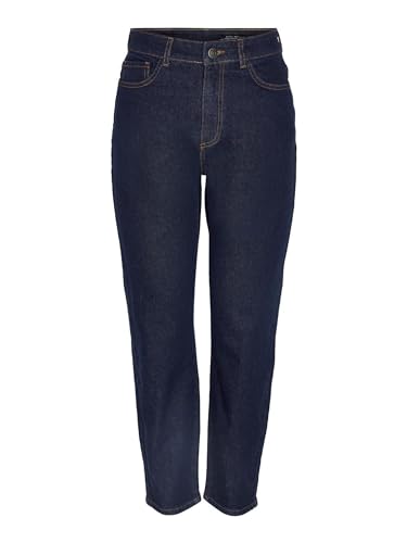 Noisy may Damskie spodnie jeansowe, Dark Blue Denim/Szczegóły: rhinsewash, 28W / 32L