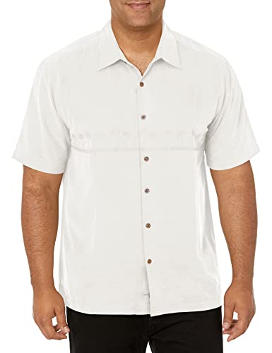 Quiksilver Męska koszula z kołnierzem button-down, biały, XL