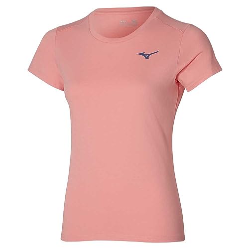 Mizuno Koszulka damska, Rumieniec morelowy, L