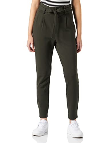 VERO MODA Damskie spodnie VMEVA HR Loose Paperbag Pant GA NOOS S, Peat, S/34