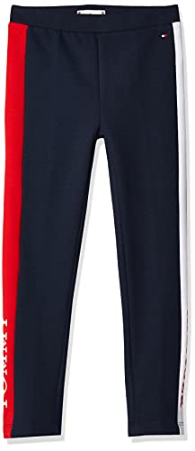 Tommy Hilfiger Niezbędne logo dziewczęce legginsy sportowe rajstopy, (Blue Cbk), Jeden rozmiar